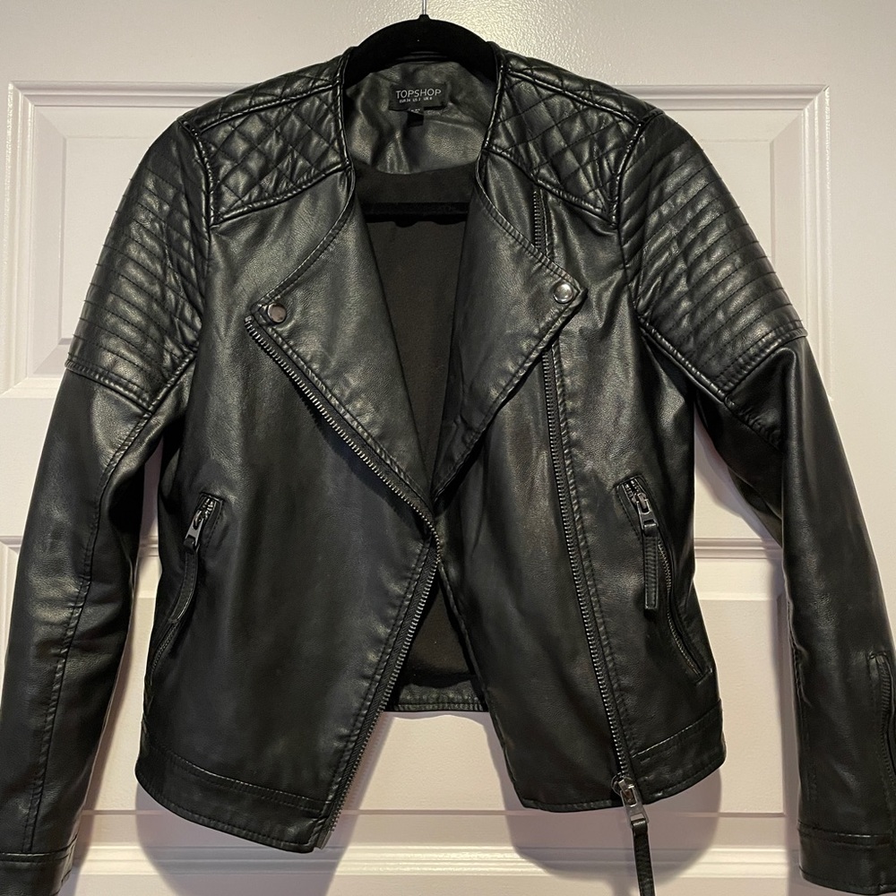 TopShop Faux Leather Jacket